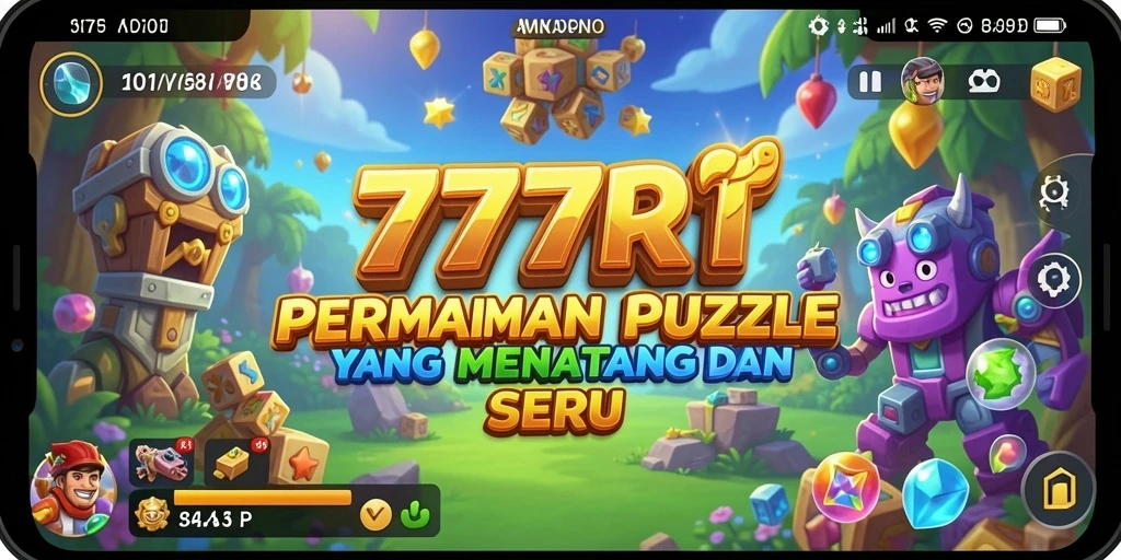 Screenshot gameplay 777RT menunjukkan tantangan puzzle yang mengasyikkan.