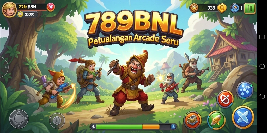 Tampilan gameplay seru di 789BNL dengan warna-warni menarik.