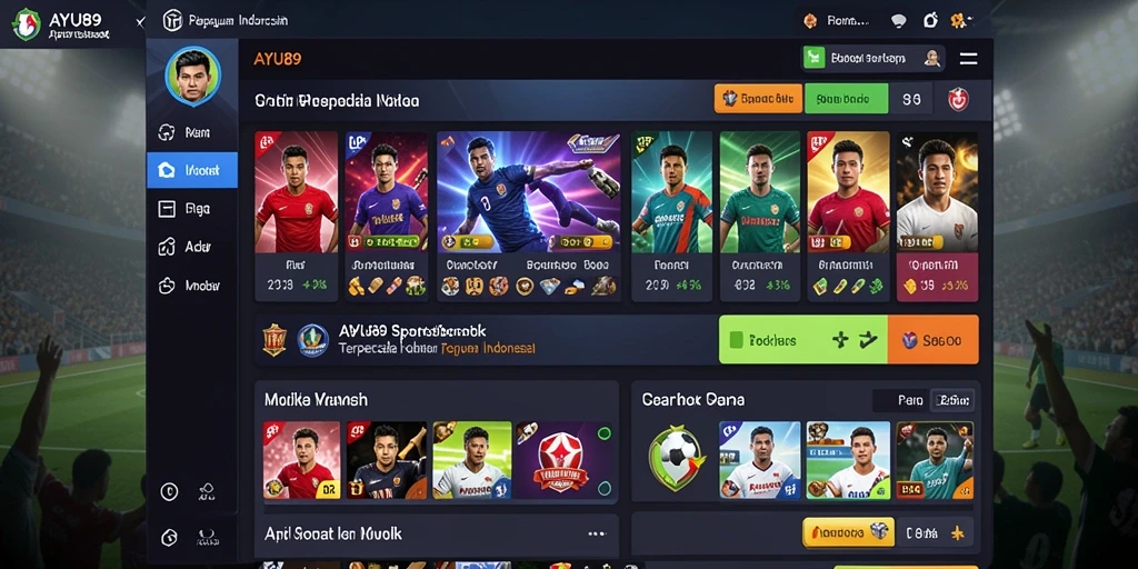 Tampilan gameplay AYU89 dengan taruhan olahraga menarik.