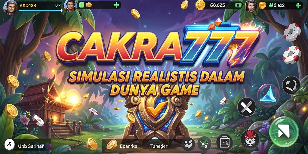 Tampilan gameplay simulasi CAKRA777 yang mendalam dan imersif.