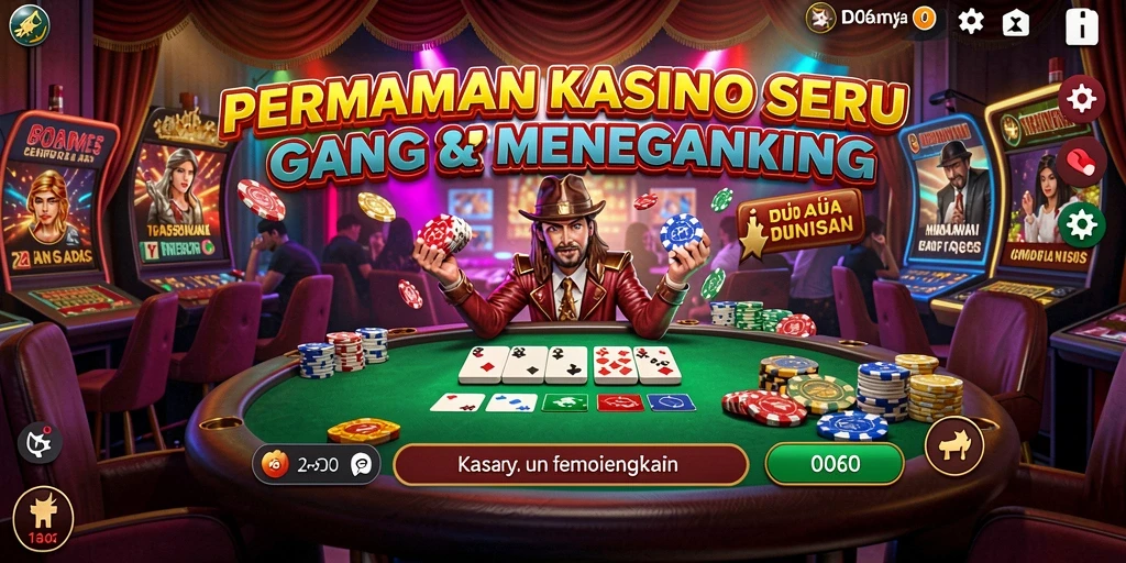 Tampilan menarik dari gameplay Kasino D06 yang seru.