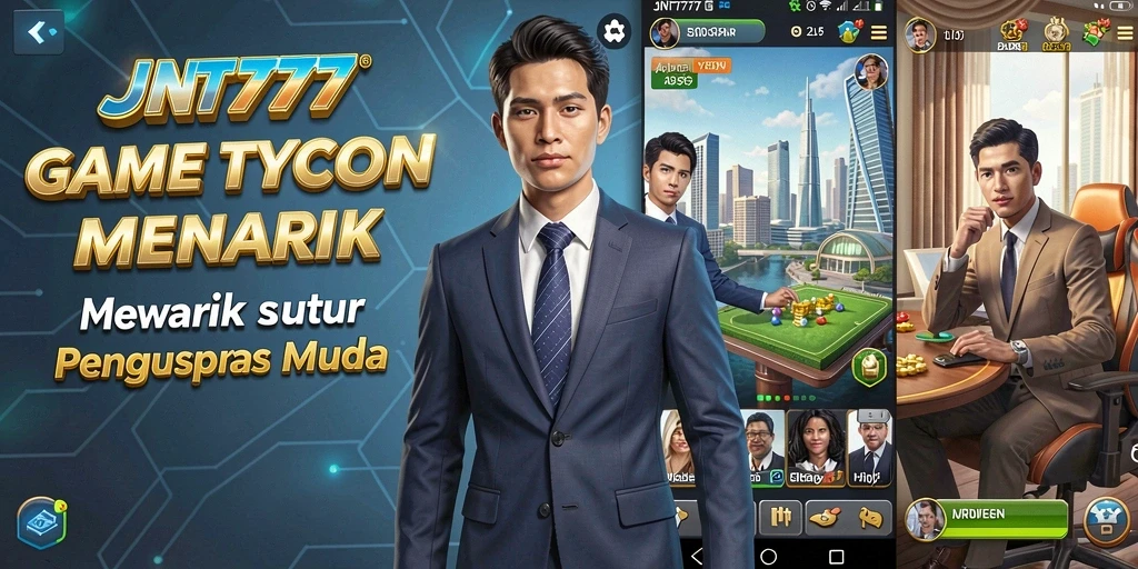 Gameplay menarik dari JNT777 yang mengajak pemain menjadi pengusaha.
