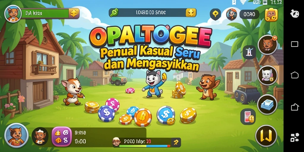 Tampilan gameplay OPALTOGEL yang memukau dan seru.