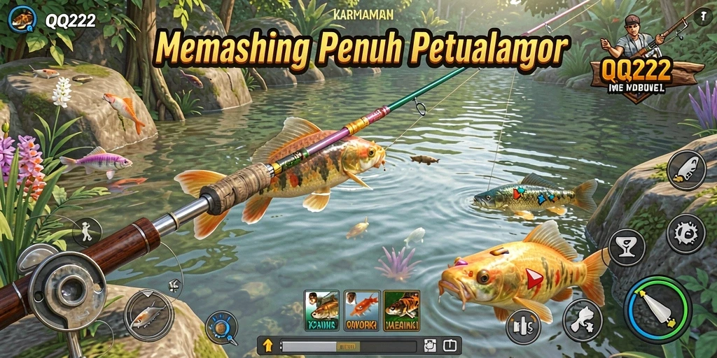 Tangkapan ikan yang menakjubkan dalam gameplay QQ222.