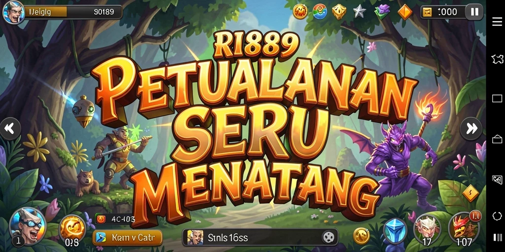 Screenshot permainan RI889 menampilkan aksi petualangan seru.