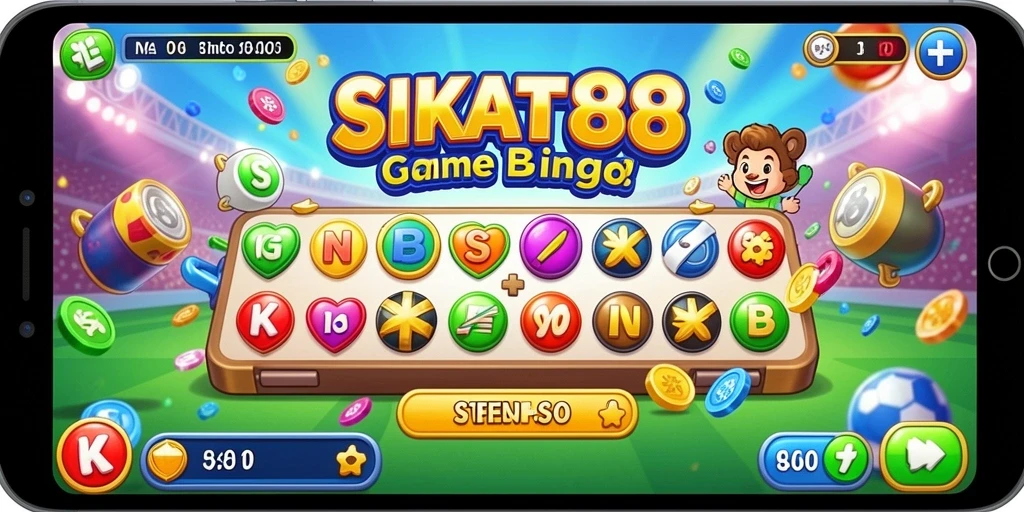 Screenshot gameplay SIKAT88 menampilkan keseruan Bingo.