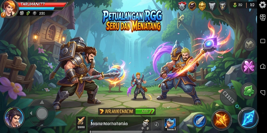 Tampilan gameplay TARUHAN77 yang menarik dan penuh aksi.