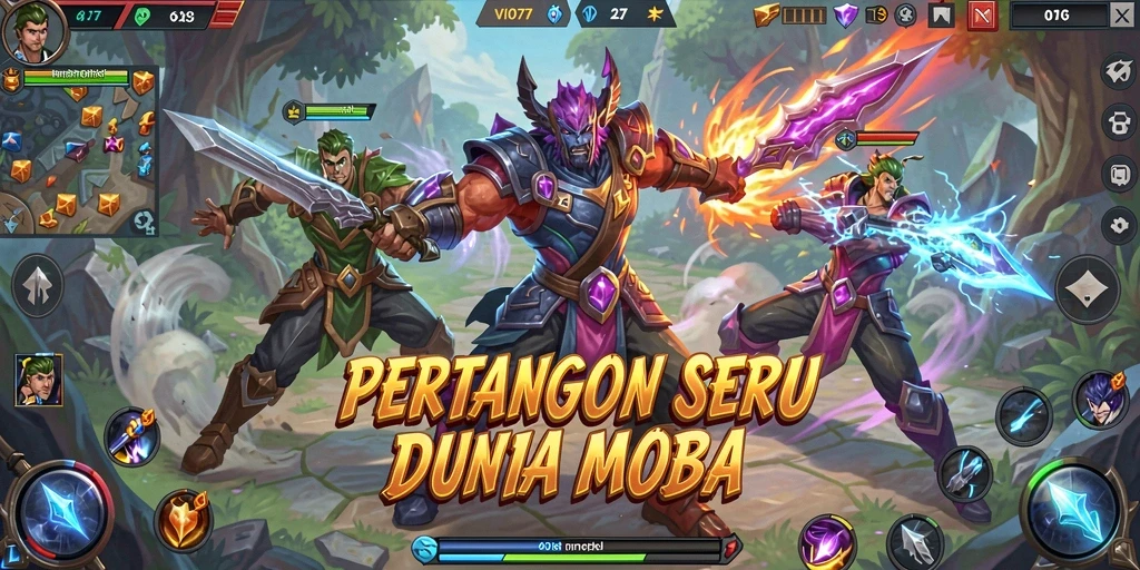 Gameplay seru VIO77 saat pertarungan berlangsung.